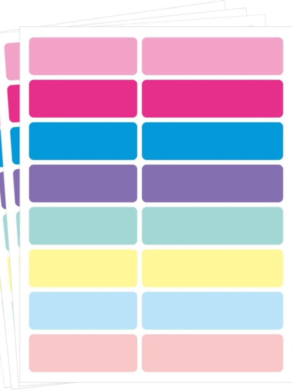Waterproof Labels Removable Name Tags with Pen Adhesive Name Stickers